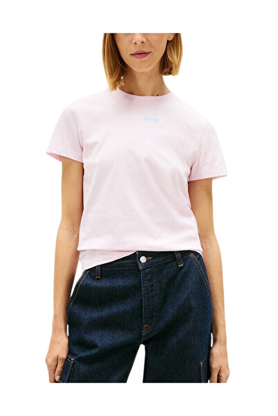 Tommy Hilfiger Γυναικείο T-shirt Ροζ Tommy Jeans DW0DW22277-TN9