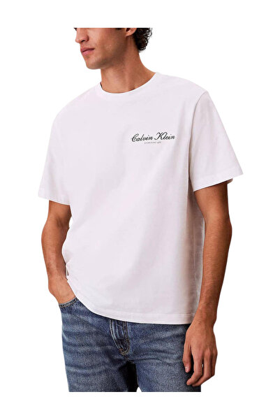 Calvin Klein Ανδρικό T-shirt Λευκό LV04RF822G-YAF