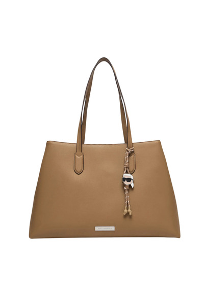 Karl Lagerfeld Γυναικεία Ikon Τσάντα Καφέ B1W30001-2DH MUSHROOM BROWN