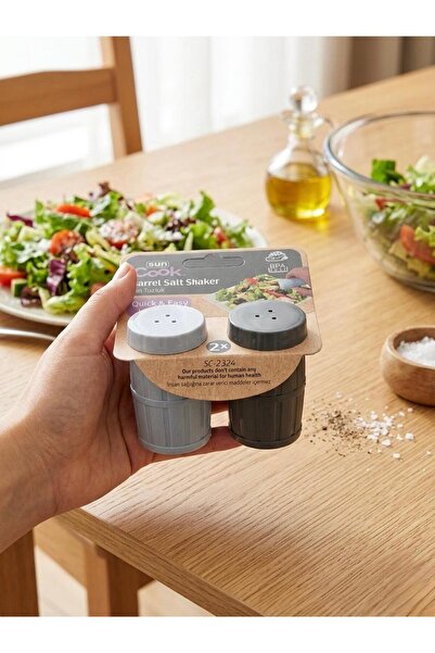 cook&kitchen علبة ملح صن كوك 2 قطعة