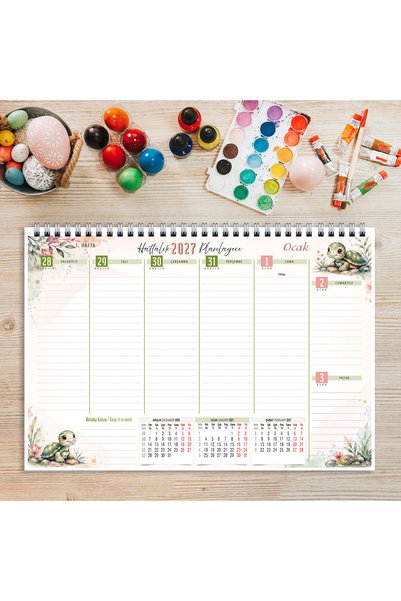 express planlayıcı 2027 53-Week Planner with Academic Calendar - Turtle Diary