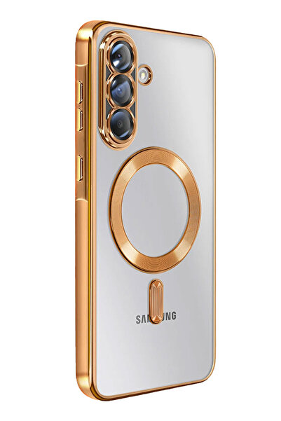 VERTEK Husa Luxury Tip MagSafe, Protectie Camere, pentru Galaxy A37, Auriu