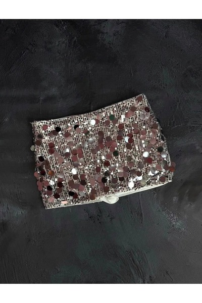 Violon Star Sequin Detailed Short Skirt