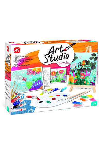As ART STUDIO ACRYLIC PAINTING WORKSHOP