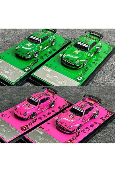 Flame 4'lü Set Porsche RWB Modification 993/964 Alloy Green Rexy/Pink Roxy no 43