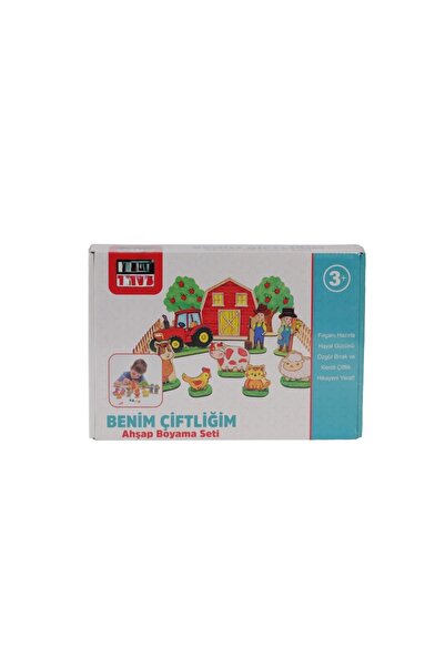 NW NessiWorld Km5898 My Farm Wooden Painting Set