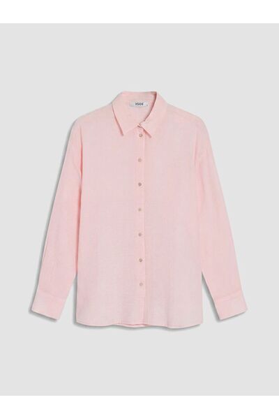 LC Waikiki XSIDE Oversize Müslin Kadın Gömlek