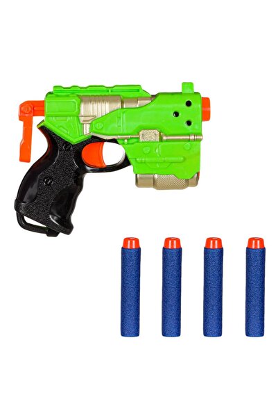 Zumzeria Pistol de jucărie și 4 săgeți din spumă