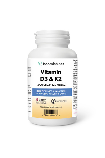 Preferred Nutrition Витамин D3 1 000 IU и K2 120 мкг