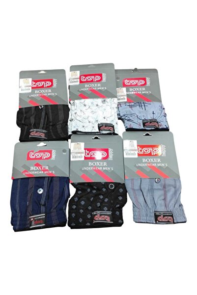 Sham Men's Boxer Briefs Egyptian Cotton Ribbed with 6-Button Waistband