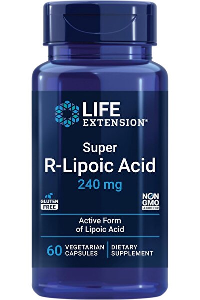 Life Extension Super R-Lipoic Acid, 240 mg, 60 Capsules