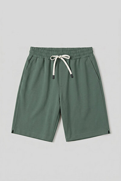 TOMMY LIFE Kaktüs Standard Fit Basic Men's Shorts with Back Pocket - 81314