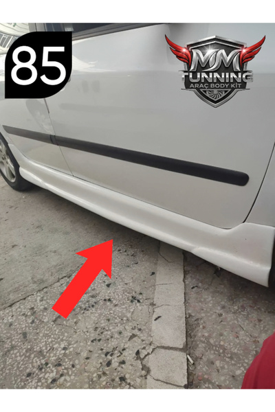 MMTUNNİNG PEUGEOT 307 YAN MARŞPİYEL TAKIMI (BOYASIZ GÖNDERİLECEKTİR)