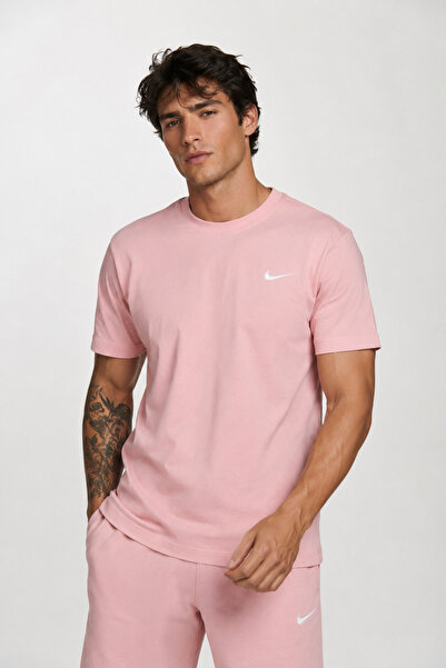 Nike Nsw Club Pembe Erkek Tişörtü