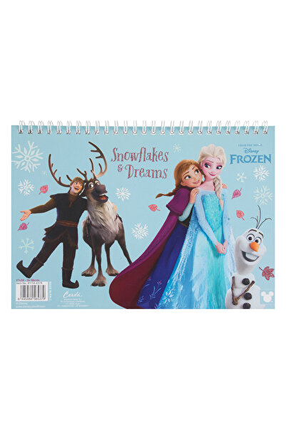 Zumzeria Bloc de desen B5 Elsa și Anna Fulgi de zăpadă Frozen 2 cu sclipici ș...