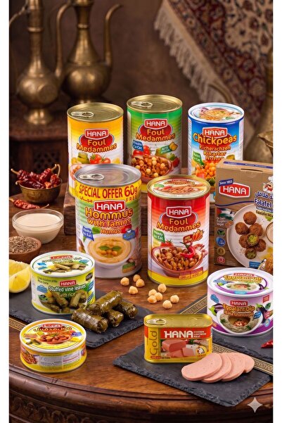 Hana PREMİUM DOĞU LEZZETİ 10'LU KONSERVE PAKETİ