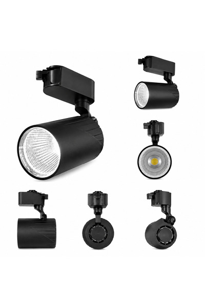 Cata CT-5315V Venüs LED Ray Spot Armatür 33W 2700 Lümen Beyaz Işık Siyah
