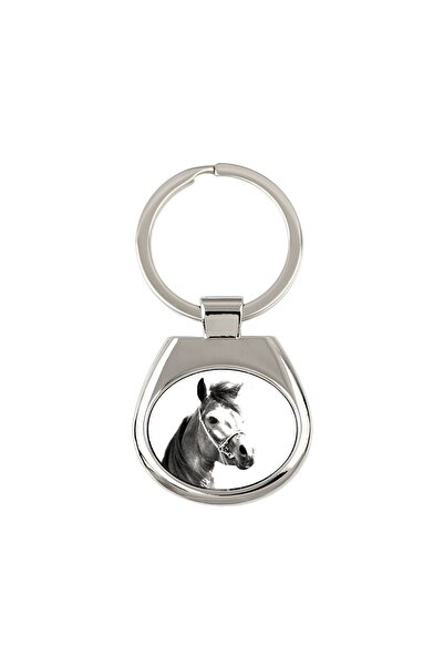 Art - Dog Art-Dog Breloc Personalizat Cal Arab – Pandantiv Cal din Metal Argi...