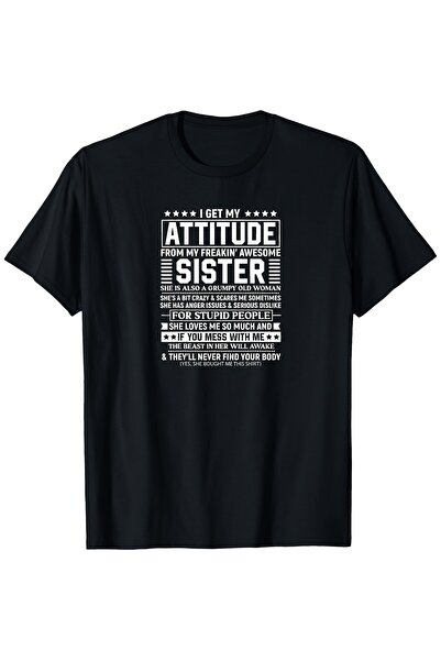 yiou trendy clothing "My attitude is inherited from my amazing older sister" ...