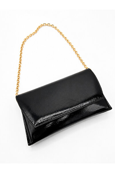 Sellini Black Chain Detailed Hanging Bag