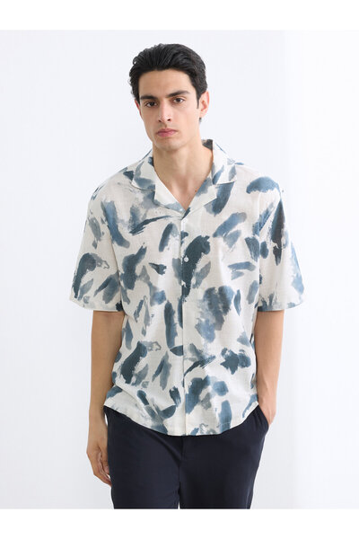 LC Waikiki Cămașă bărbătească cu model, croială normală