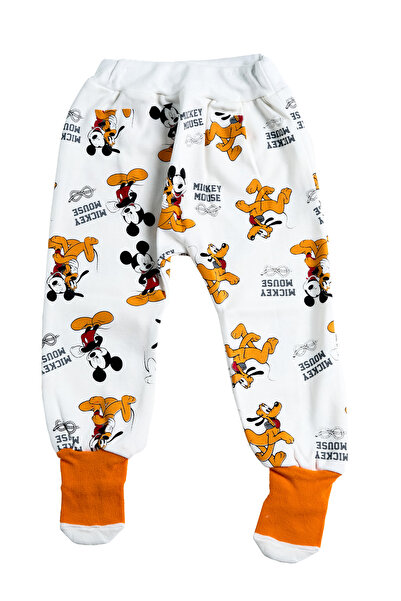 Bebelop Mickey Mouse Printed Socks with Single Bottom