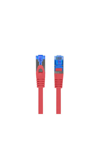 Lanberg Cablu patch Cat.6A S/FTP LSZH CCA 10m roșu, testat cu Fluke