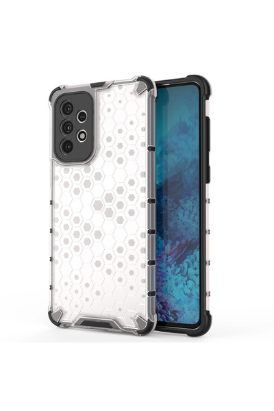 Hurtel Husă blindată tip fagure cu ramă de gel pentru Samsung Galaxy A73, tra...