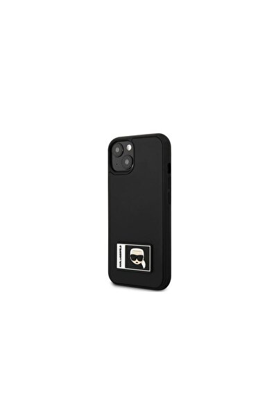 Karl Lagerfeld KLHCP13S3DKPK Husă rigidă neagră pentru Apple iPhone 13 mini I...