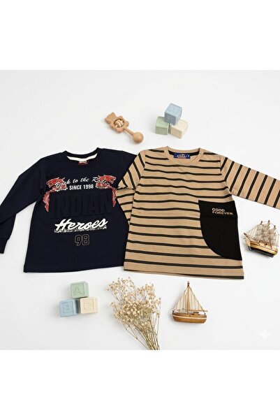 Victorino Set doua bluze cu maneca lunga