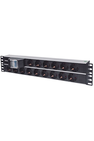 Intellinet Bandă de alimentare 19 " 2U pentru rack, cu 15 prize - Tip german ...