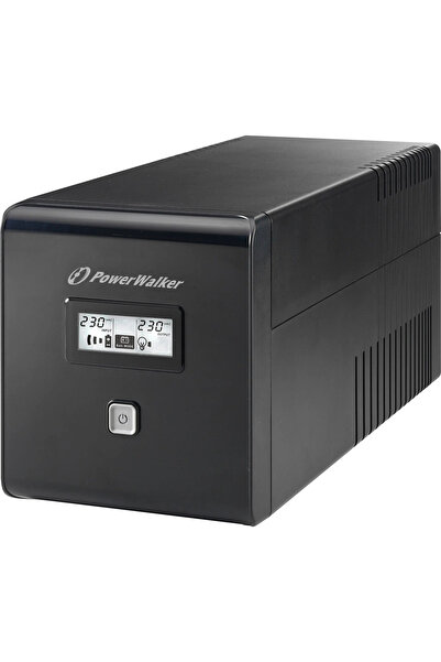 PowerWalker VI 1000 LCD UPS 1000WVA/600W 1000VA/600W Interactiv de linie cu 2...