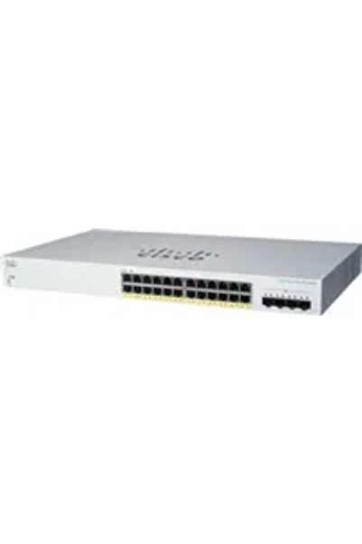 Cisco Systems Switch Cisco CBS220-24FP-4X, 24xGBE RJ45, 4x10GBE SFP+, PoE+, 3...
