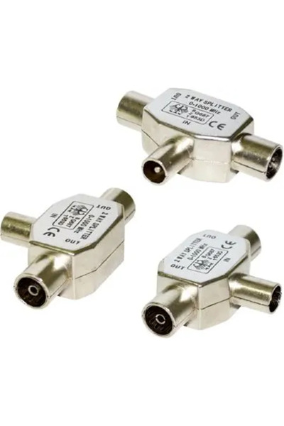 Vakoss Splitter de antenă RF la 2x RF (TC-A117S)