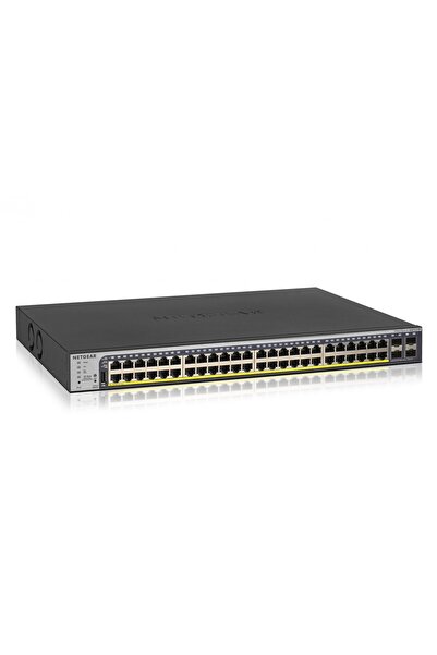 NETGEAR Smart GS752TP - Switch - L3 Lite - smart - 8 x 10/100/1000 (PoE+) + 4...
