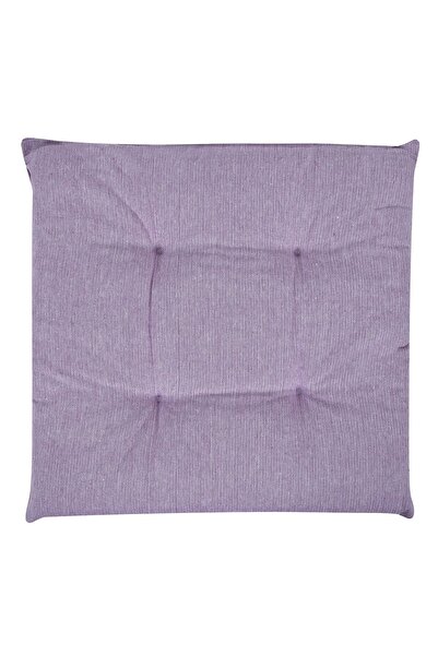 Zumzeria Pernă de scaun din bumbac mov lila 40x40cm