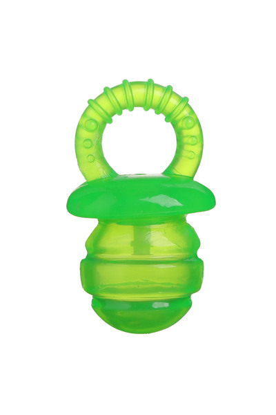 Zumzeria Puppy Pacifier Toy Green Lime 8cm