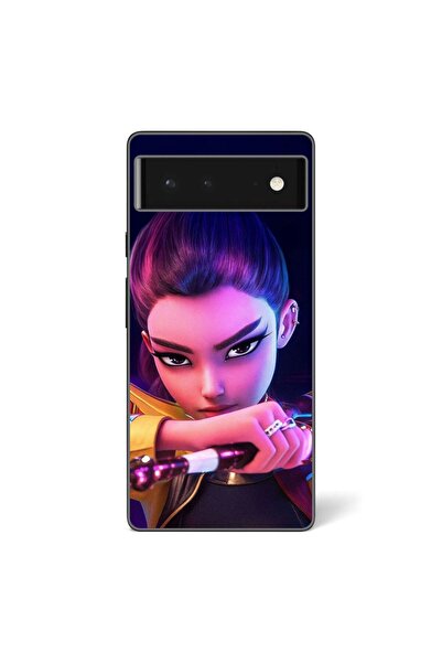OEM Husa compatibila cu Google Pixel 6 Silicon Gel Tpu Model KPop Demon Hunte...