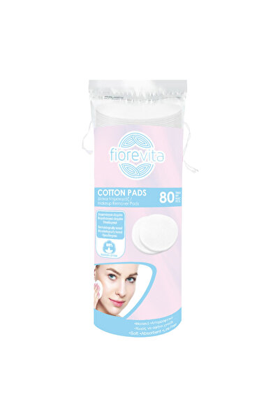 Fiorevita Small Makeup Remover Pads - 80 pieces
