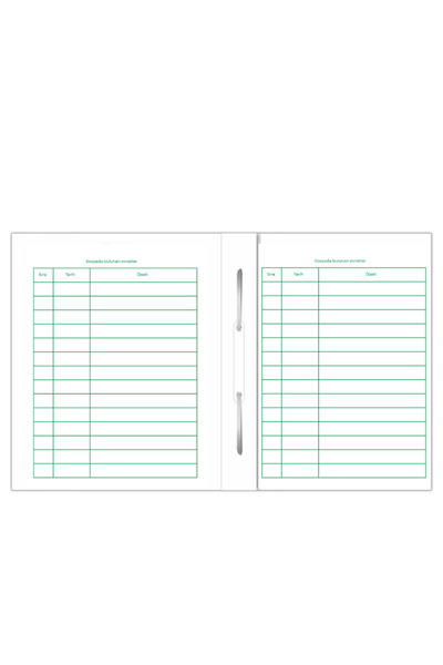 CREAPACK Law Suit and Court File, 50 Pieces of Lawyer's Case File/ Green and White 1. Quality