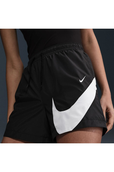 Nike Women's Sportswear Classic Mid Rise Siyah Kadın Şort