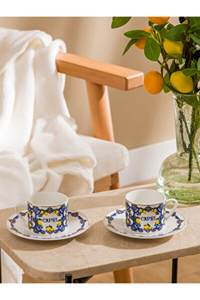 LC Waikiki Rmz Gi̇yi̇m Farkiyla 2-Person Porcelain Coffee Cup Set 90 ml