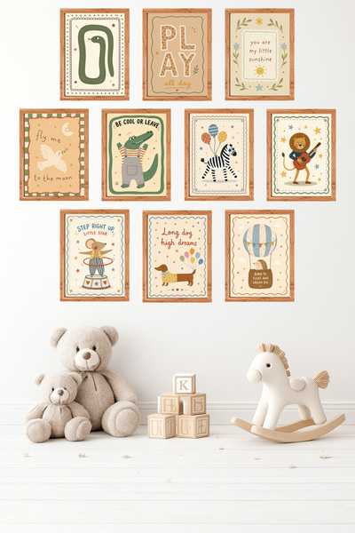 UNT Set de 10 pasteluri cu aspect de ramă |   Camera bebelușului |   Set de p...