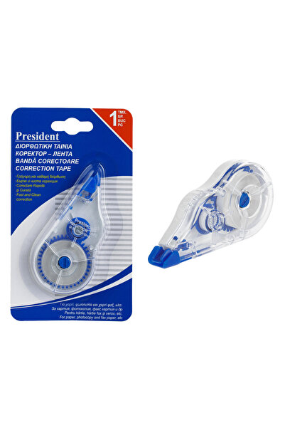 President Maxi Correction Tape with Button 25m x 5mm