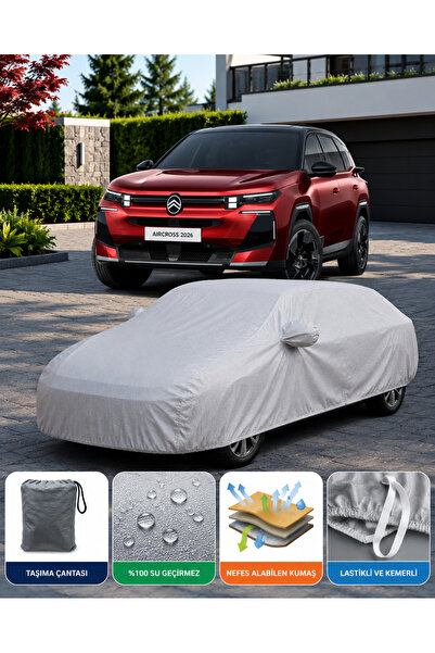 COCEM Citroen Aircross Premium Araç Brandası Su Geçirmez UV Korumalı Tam Koru...