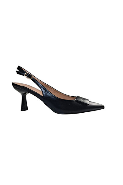 La Bottine Souriante BZ1538-01 Γυναικεία Γόβα Slingback σε Μαύρο Χρώμα