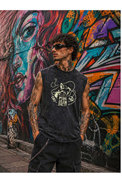 FREAK T-SHIRT Pearl Jam Grunge Vintage Oversize Zero Sleeve T-Shirt