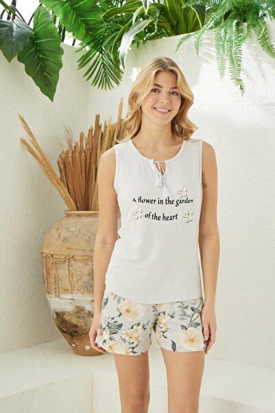 modalove Γυναικεία Πιτζάμα Σορτσάκι "Modalove" GARDEN II