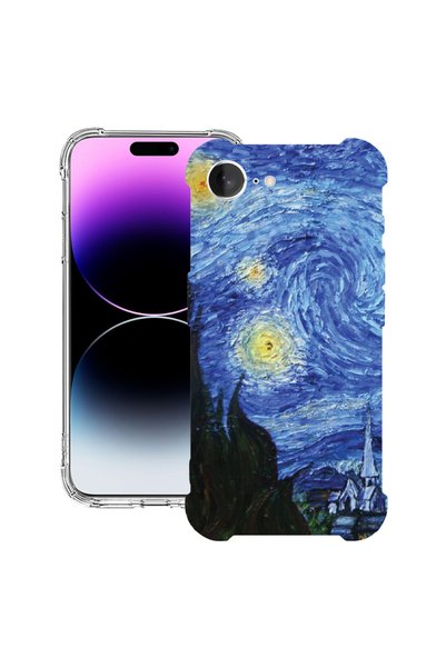 bestcase Husă Antișoc pentru Apple iPhone 17e, Van Gogh - Noaptea înstelată, ...
