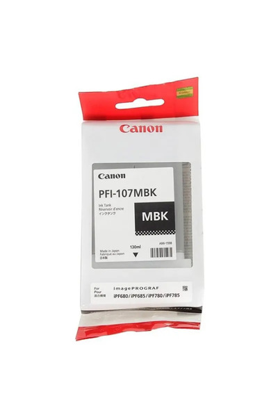 Canon Cartuș de cerneală PFI107MBK (negru mat)